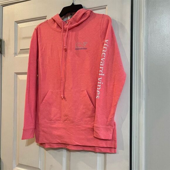 Vineyard Vines Women's Pink Hoodie Sweatshirt 2XS Casual Pullover - Picture 2 of 8